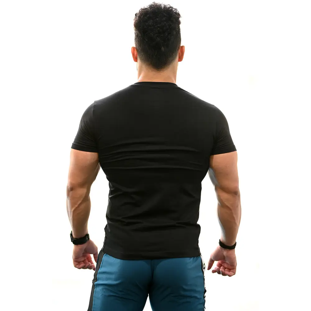 Flex Cotton T-shirt Black