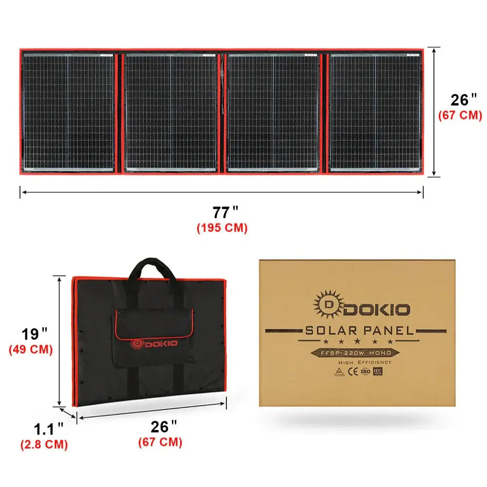 Flexible Foldable Solar Panel for Travel & Phone - SS