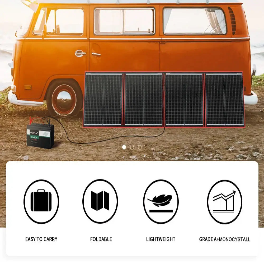 Flexible Foldable Solar Panel for Travel & Phone - SS