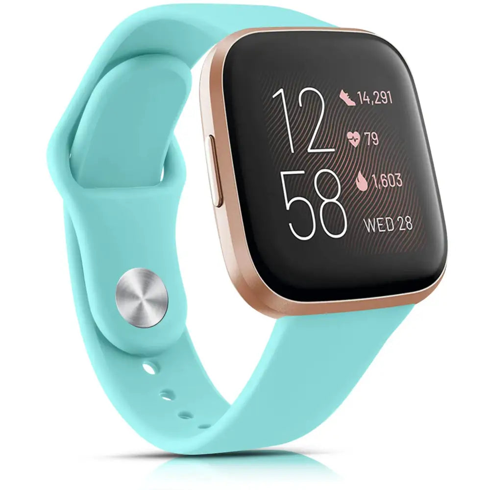 Flexible Silicone Wristband for the Fitbit Versa Lite (available in 17 colours) - Light Blue / Versa Lite - TWS