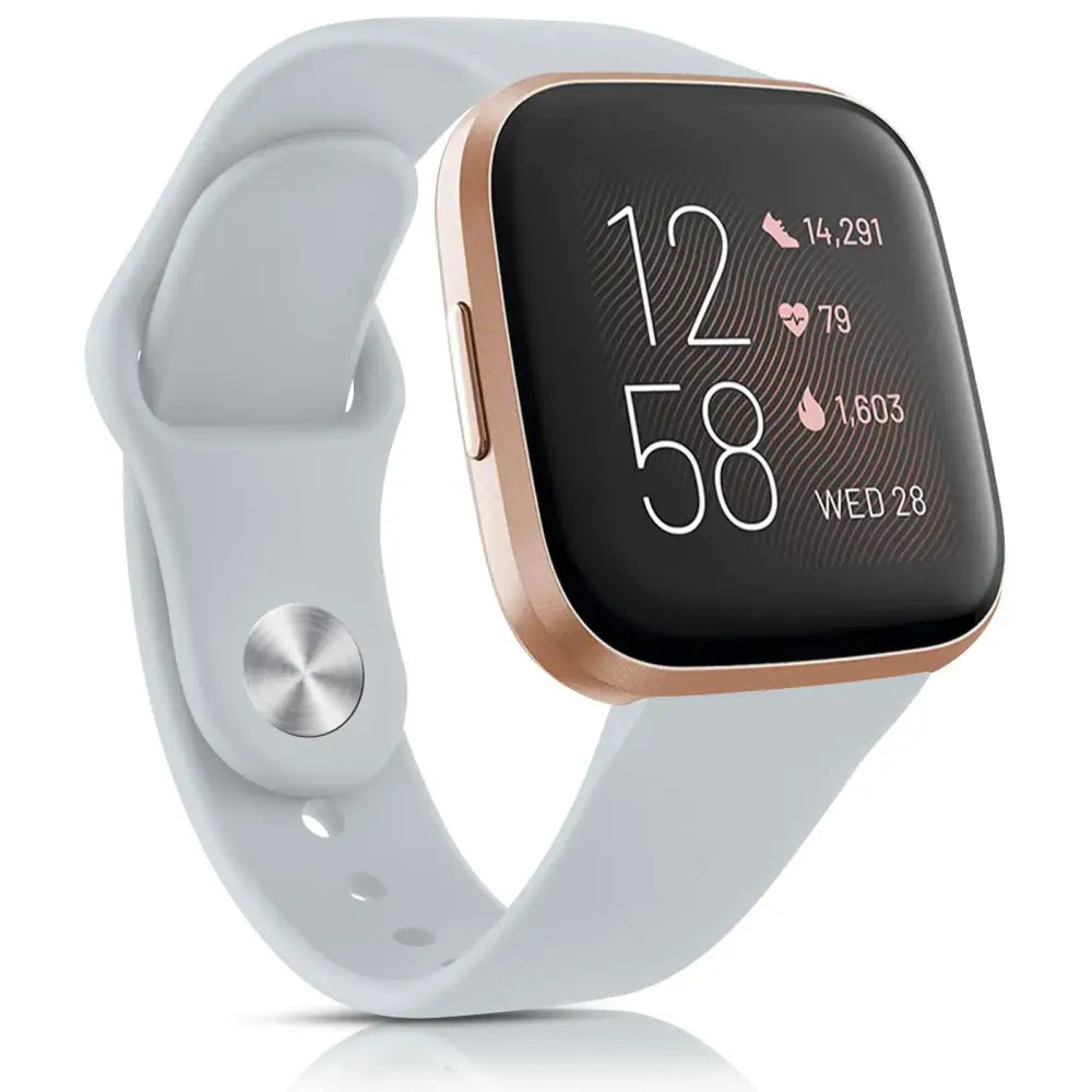 Flexible Silicone Wristband for the Fitbit Versa Lite (available in 17 colours) - Gray / Versa Lite - TWS