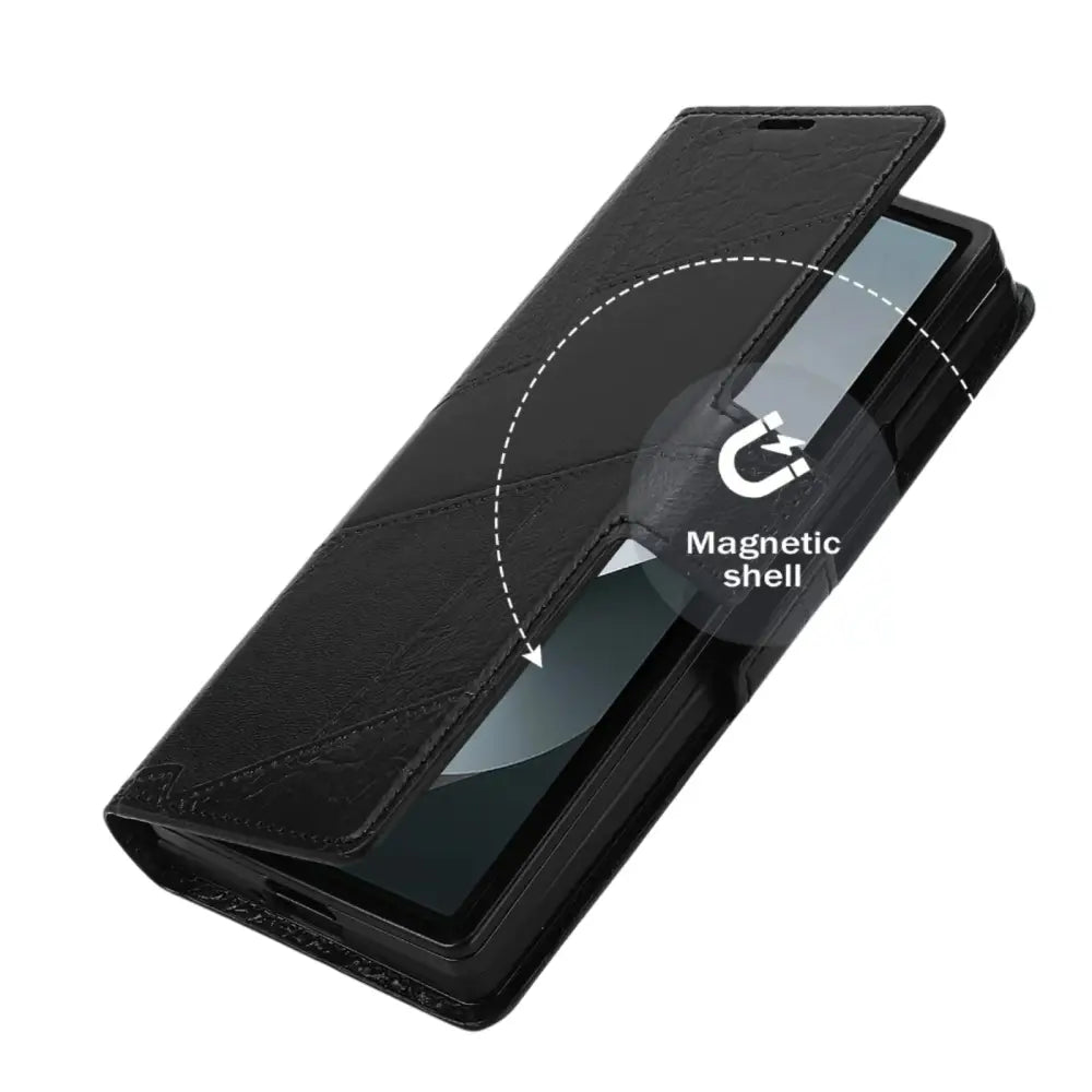 Flip Leather Phone Case for the Samsung Galaxy Z Fold7 (2 colours available) - 9eight5
