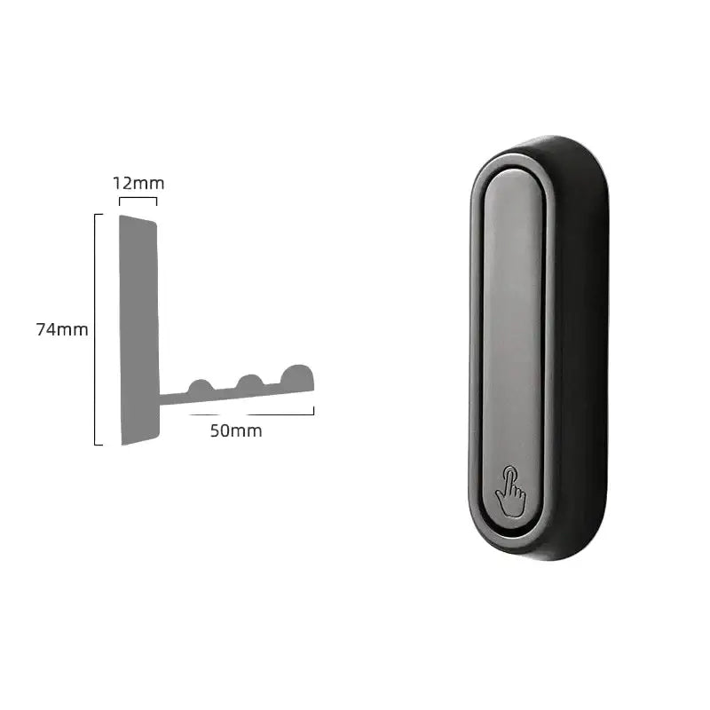 Foldable Aluminium Clothes Hook for RV’s and Caravans - SS