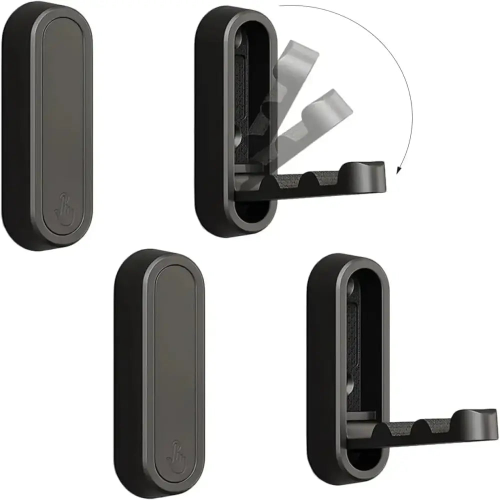 Foldable Aluminium Clothes Hook for RV’s and Caravans - SS