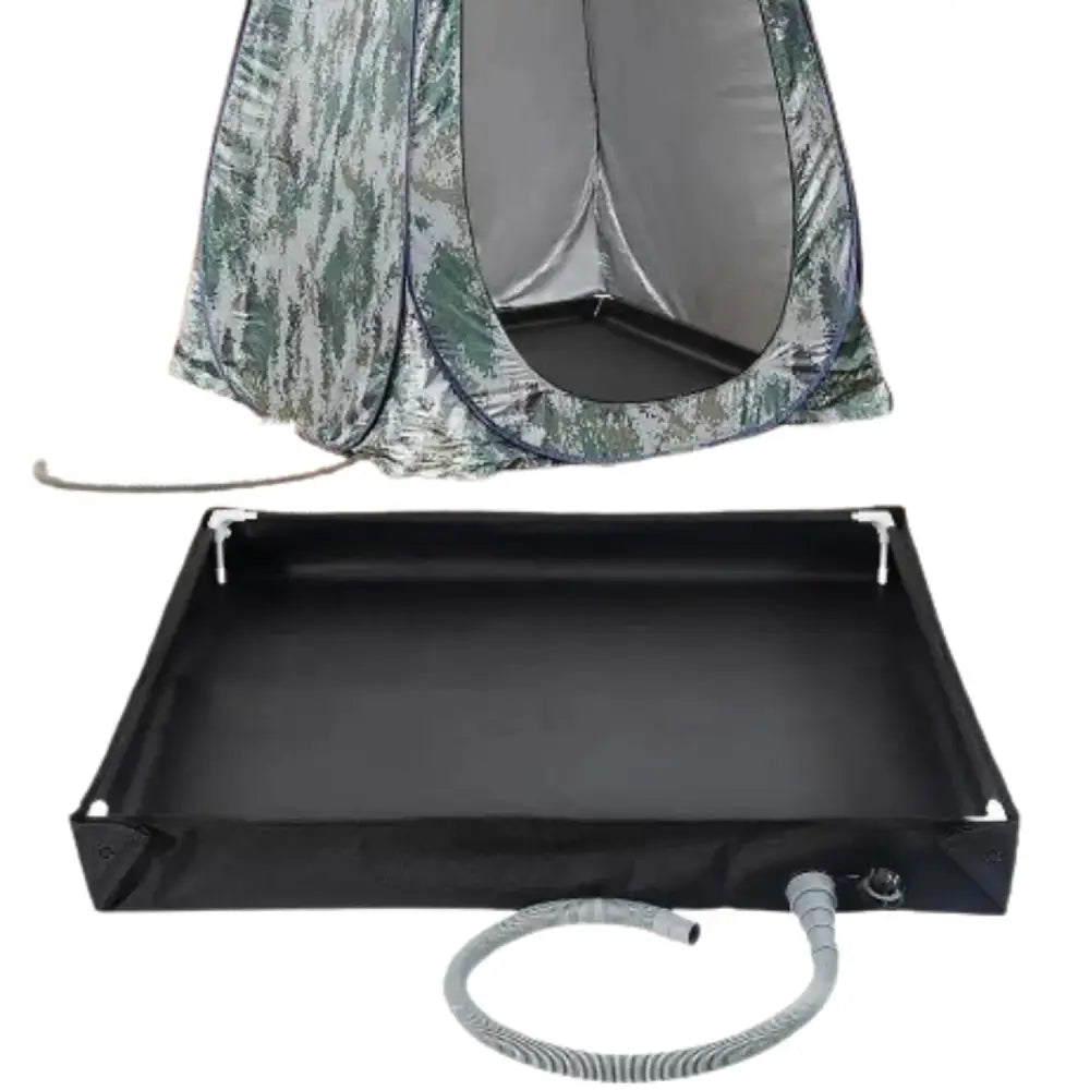 Foldable Camping Shower Pan - SS