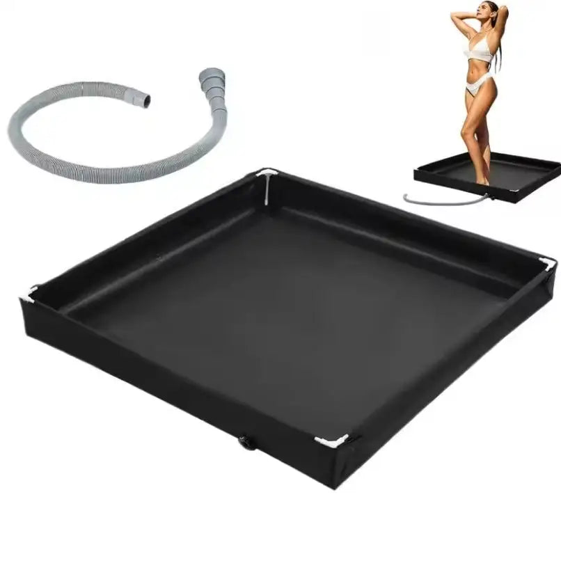 Foldable Camping Shower Pan - SS