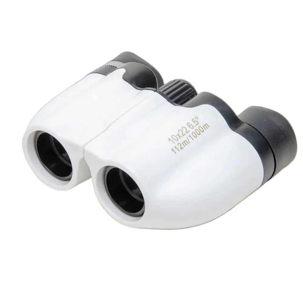 Foldable Compact Binoculars (10x22) - White - SS