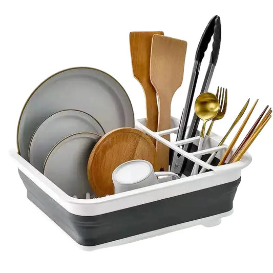 Foldable Dish Rack & Sink for RV Camper & Boat - SS