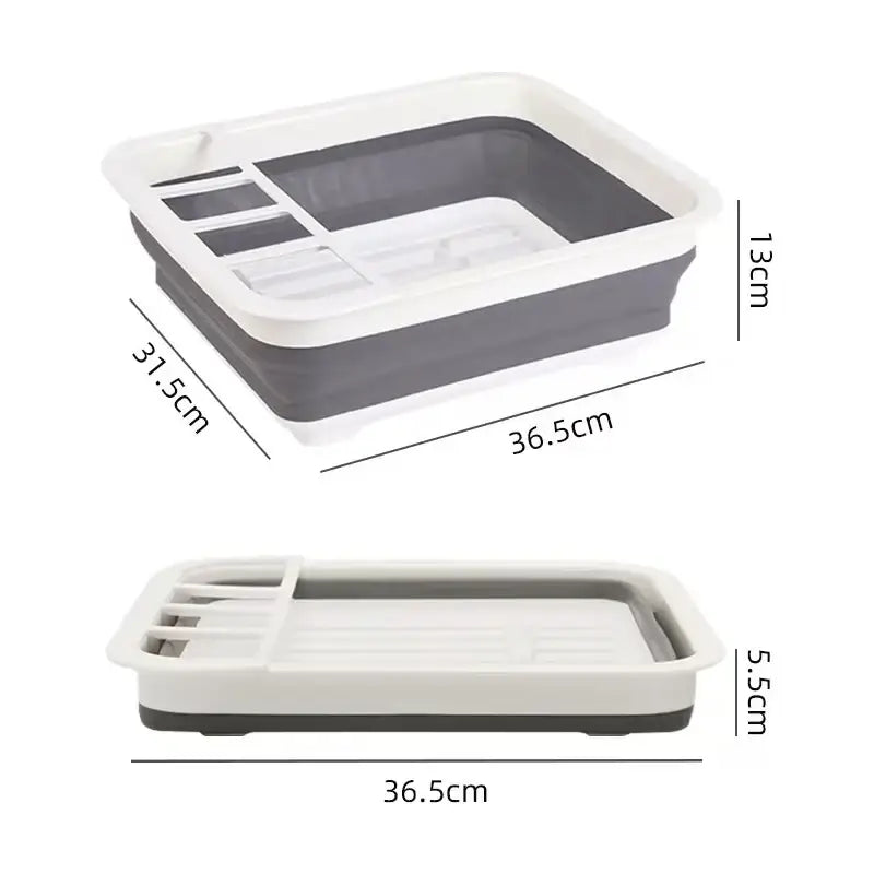 Foldable Dish Rack & Sink for RV Camper & Boat - SS