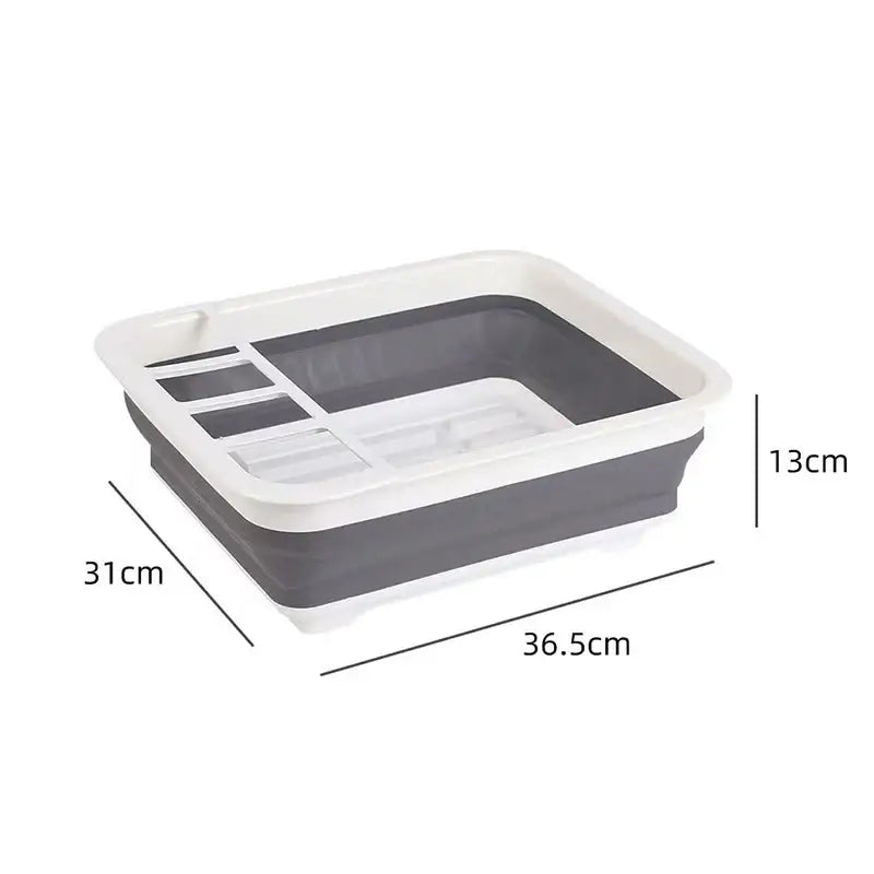 Foldable Dish Rack & Sink for RV Camper & Boat - SS