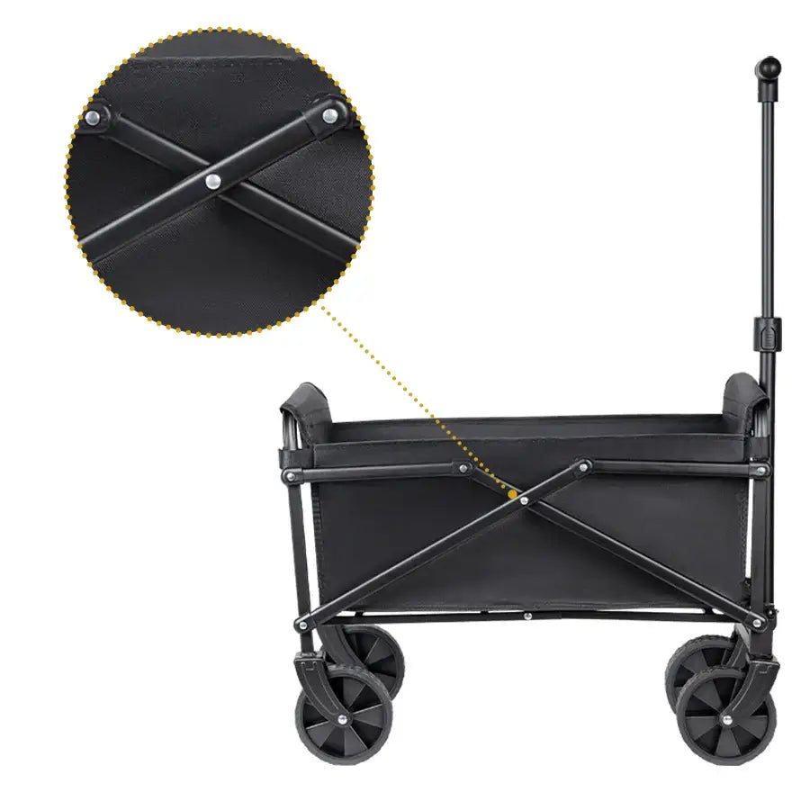 Foldable Portable Camping & Utility Cart – Heavy Duty - SS