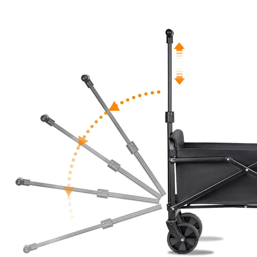 Foldable Portable Camping & Utility Cart – Heavy Duty - SS