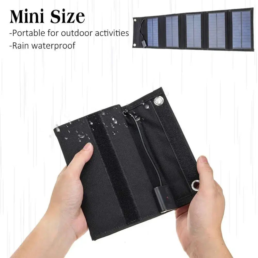 Foldable Solar Panel (12W & 5V) - Solar Battery - SS