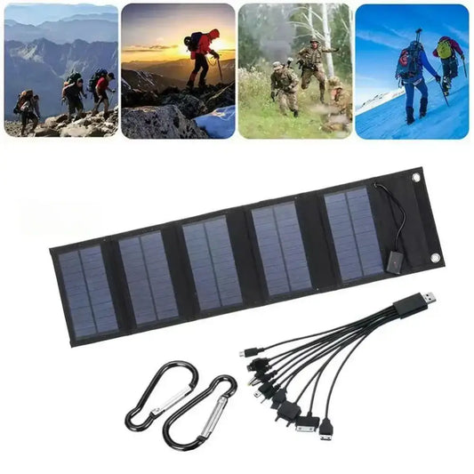 Foldable Solar Panel (12W & 5V) - Solar Battery - SS