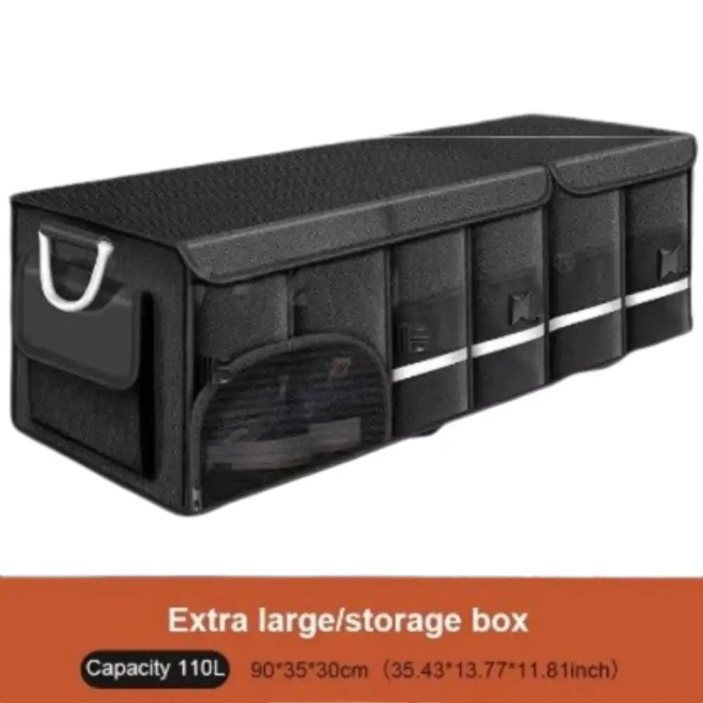 Foldable Waterproof Vehicle Storage Organizer (3 sizes available) - 110L - SS