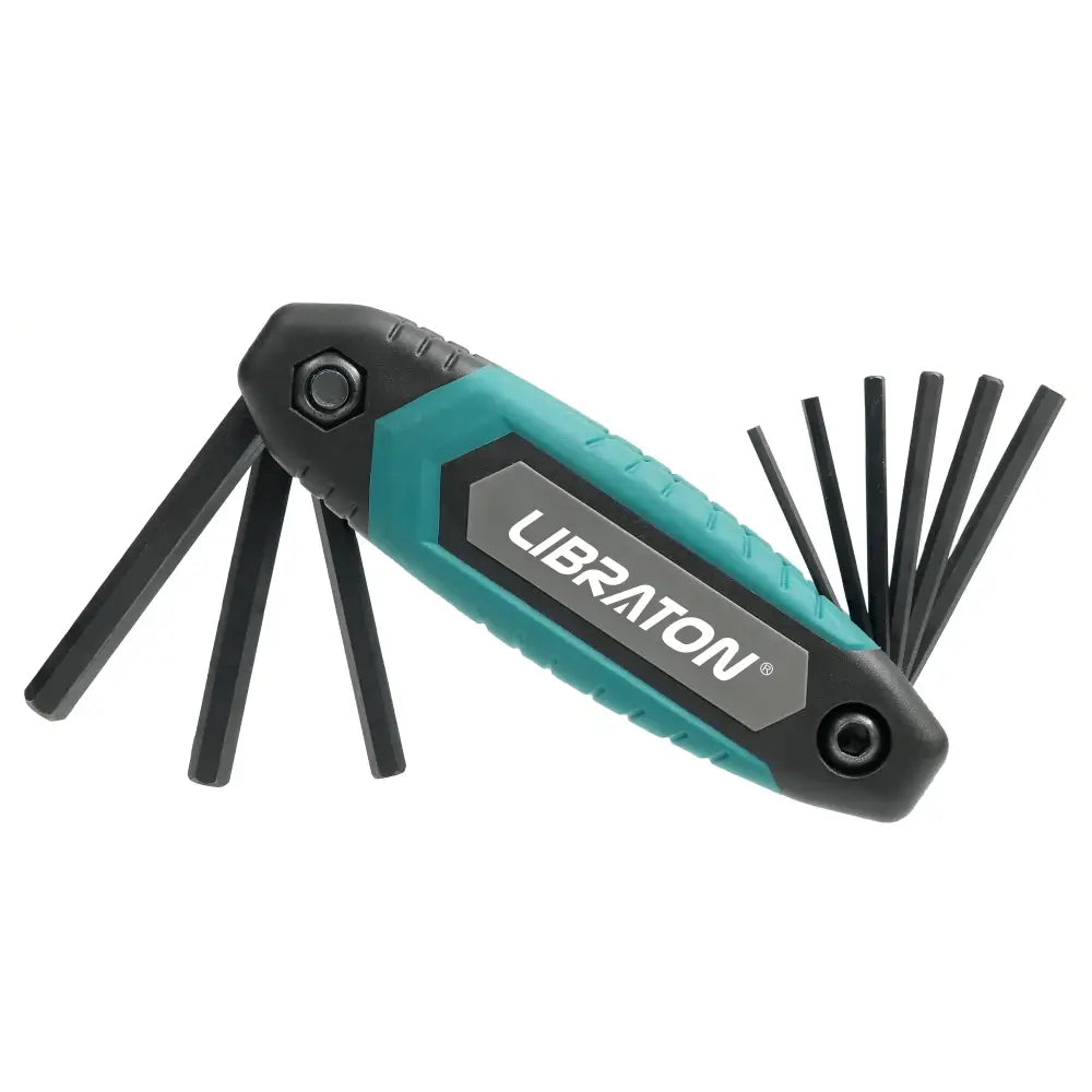 Folding Allen Key Set – SAE/Metric Hex - HBC