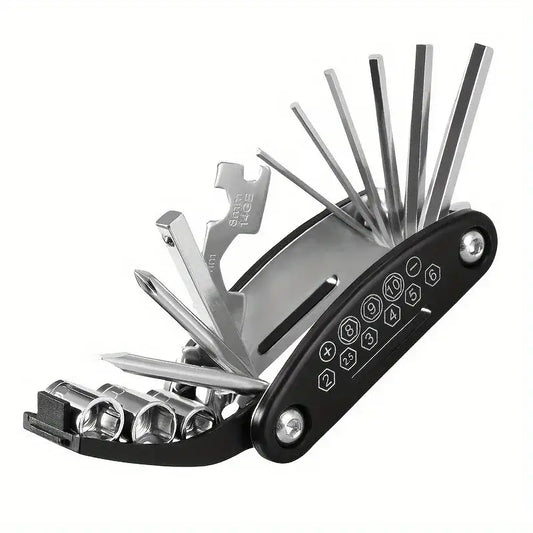 Folding Bike & Motorcycle Repair Tool Kit (16 in 1) - HBC