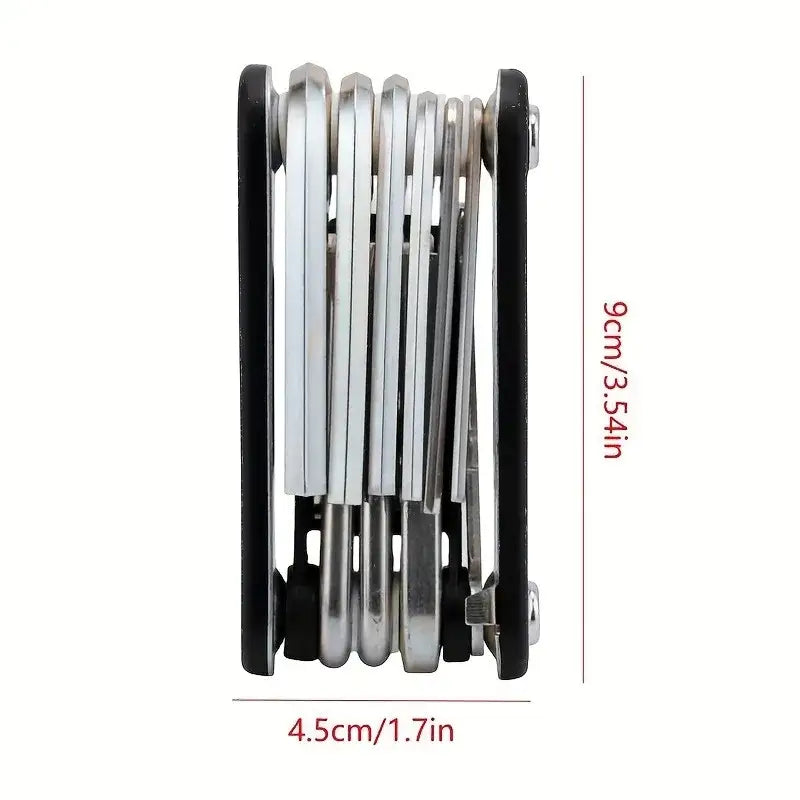 Folding Bike & Motorcycle Repair Tool Kit (16 in 1) - HBC