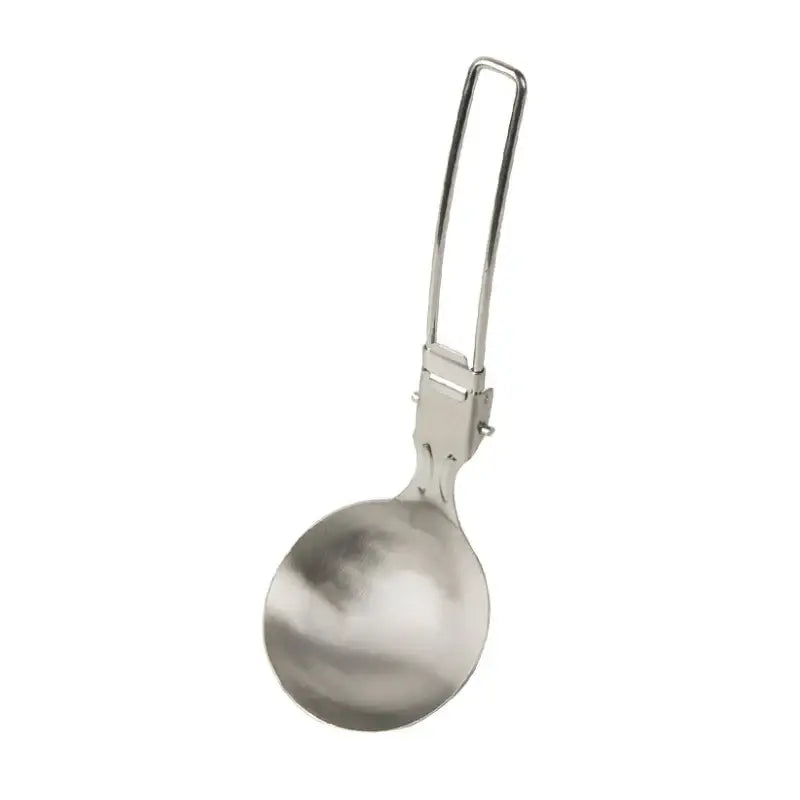 Folding Camping Spatula Stainless Steel Cooking Utensil Outdoor Folding Food Turner Portable Camping Kitchen Tool