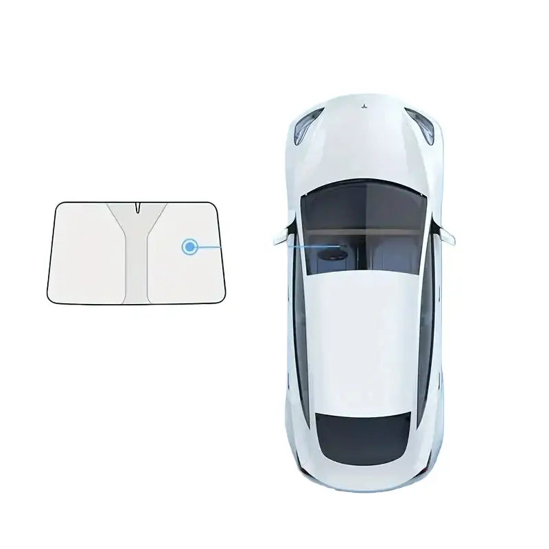 Folding Car Window Sunshade Cover - 140x70cm - HBC