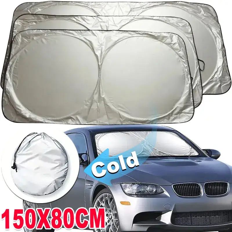 Folding Car Windshield Sunshade Visor - HBC