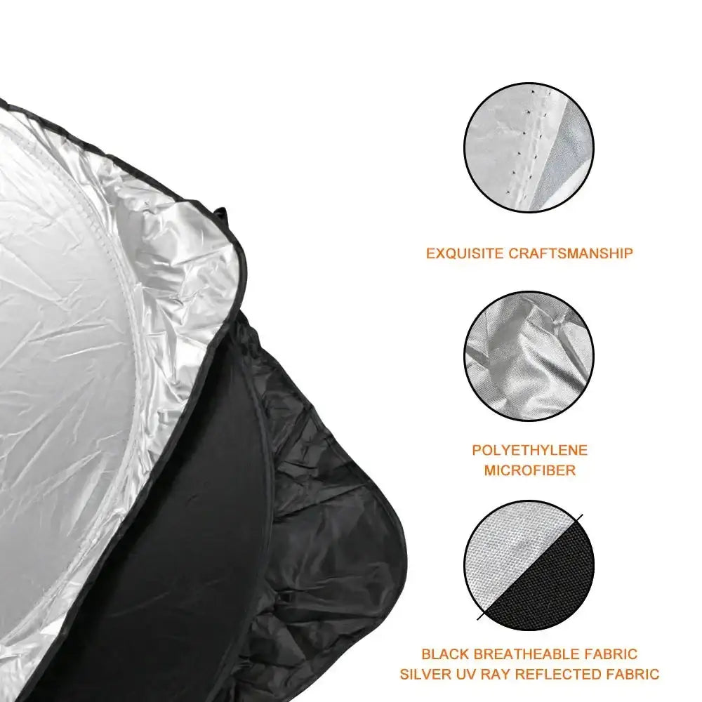 Folding Car Windshield Sunshade Visor - HBC