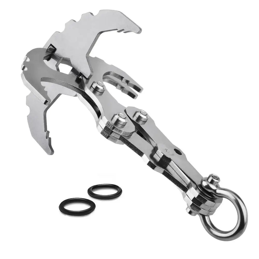 Folding Stainless Steel Grappling Hook – Outdoor Survival Tool - SS