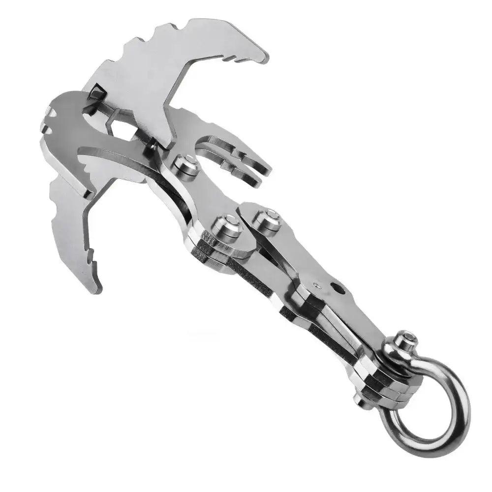 Folding Stainless Steel Grappling Hook – Outdoor Survival Tool - SS