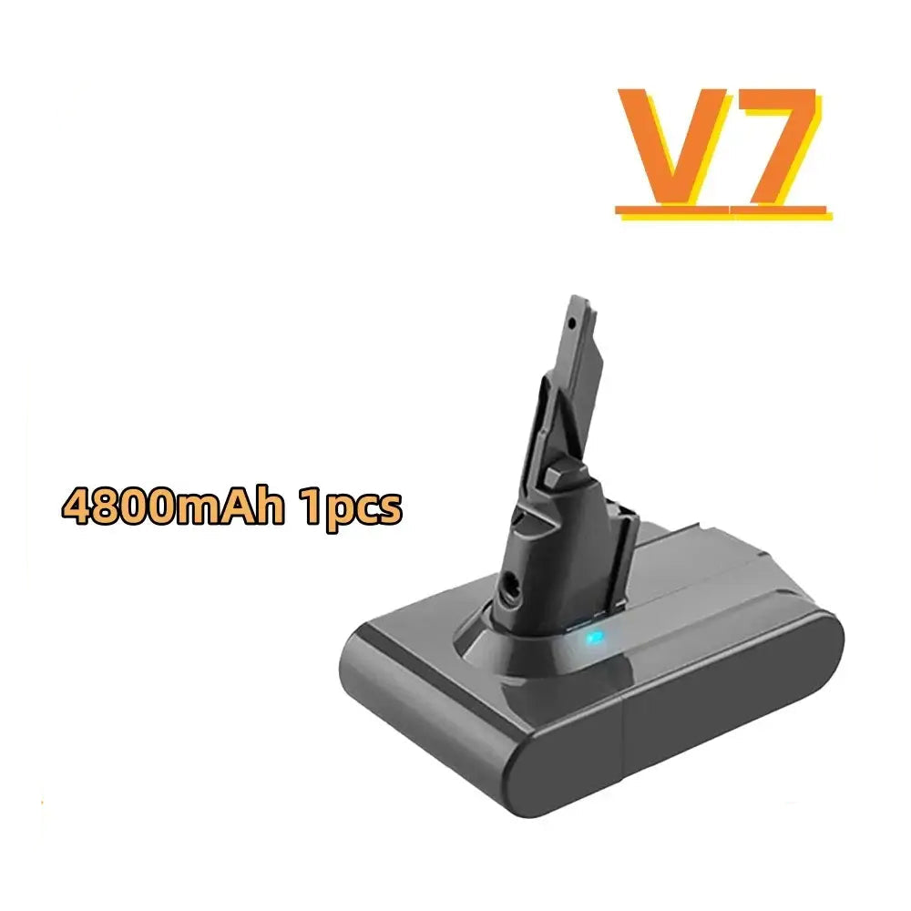 For Dyson V6/v7/V8 A type/B type vacuum cleaner series battery 21.6v + charger Factory direct sales - V7 4.8Ah 1pcs