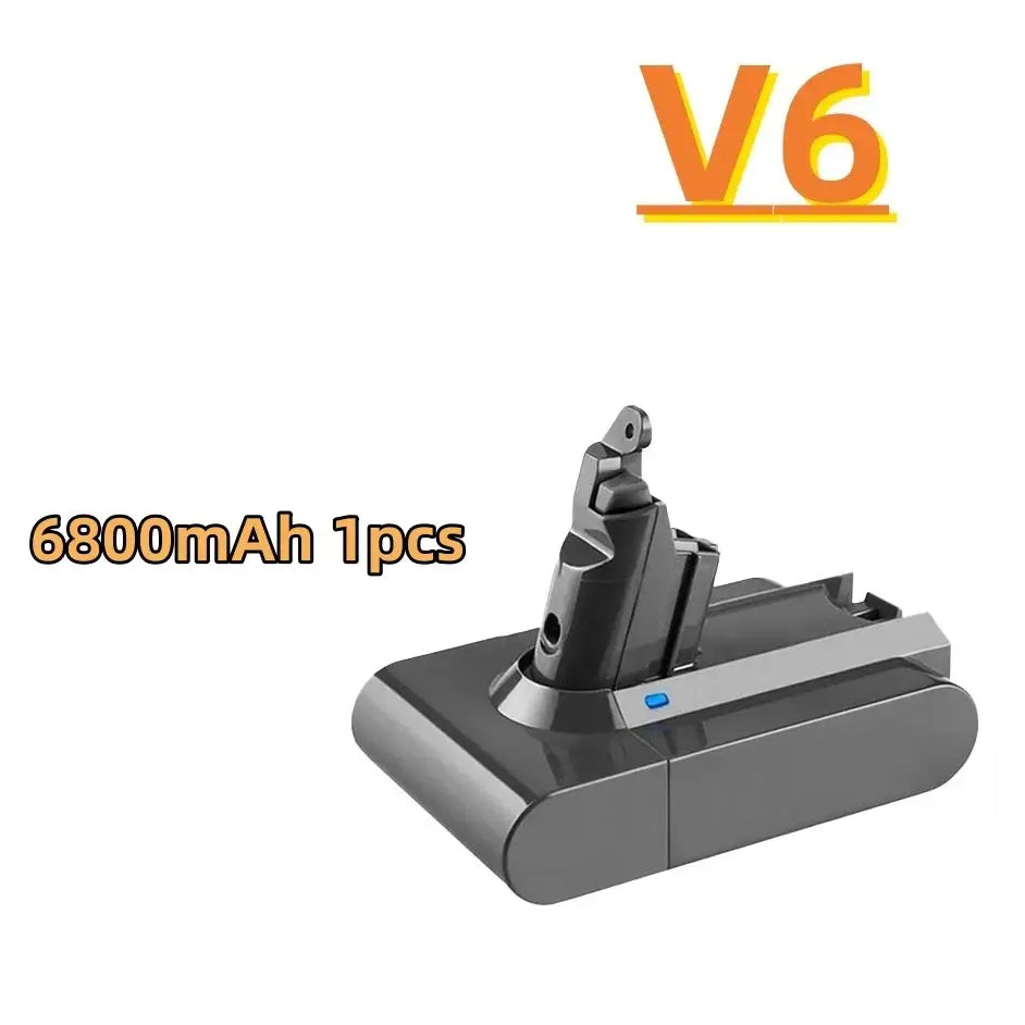 For Dyson V6/v7/V8 A type/B type vacuum cleaner series battery 21.6v + charger Factory direct sales - V6 6.8Ah 1pcs