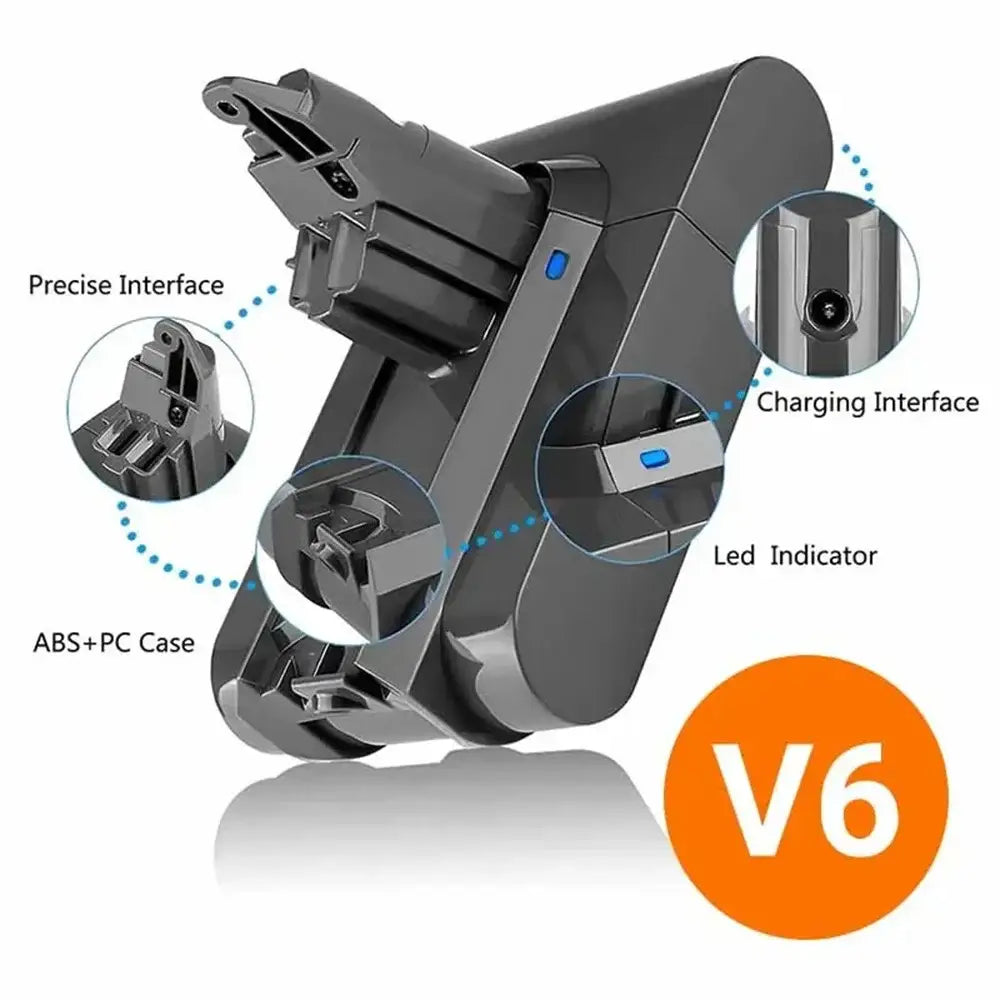 For Dyson V6/v7/V8 A type/B type vacuum cleaner series battery 21.6v + charger Factory direct sales