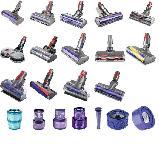 For Dyson V6 V7 V8 V10 V11 V12 V15 DC Series Vacuum Cleaner Brush And Filter Replacement Part For Carper Hard Floor