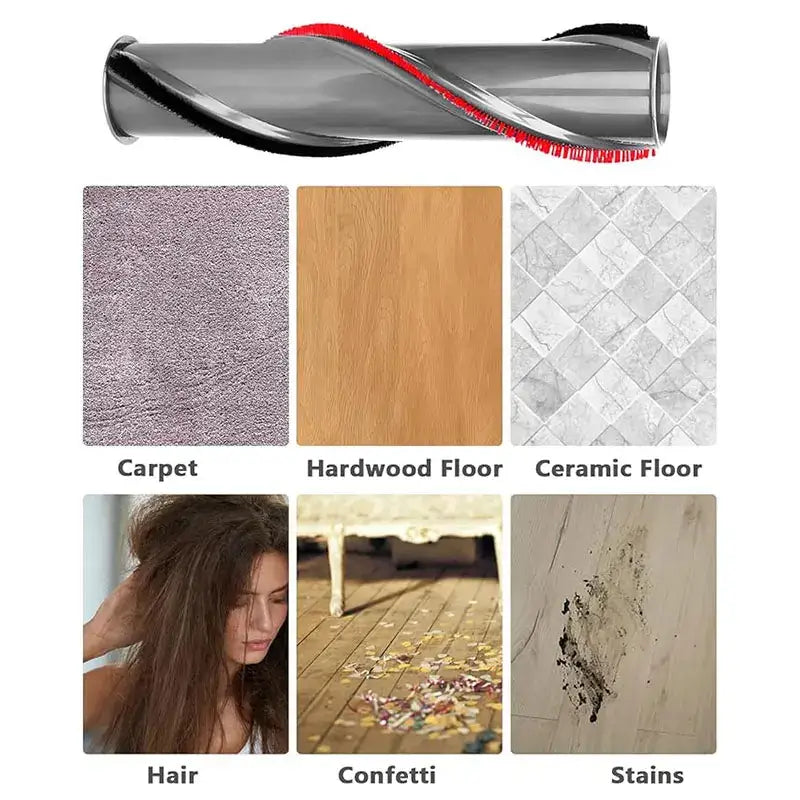 For Dyson V6 V8 V10 V11 Cordless Vacuum Cleaner Soft Plush Strips Replacement Brushroll Brush Head Roller Bar