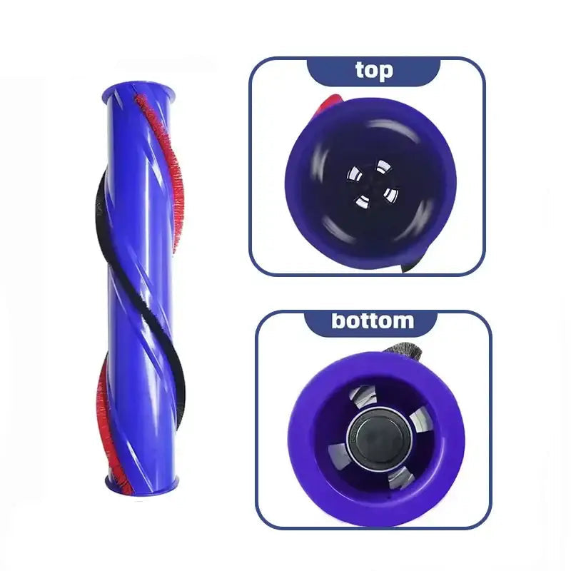 For Dyson V6 V8 V10 V11 Cordless Vacuum Cleaner Soft Plush Strips Replacement Brushroll Brush Head Roller Bar