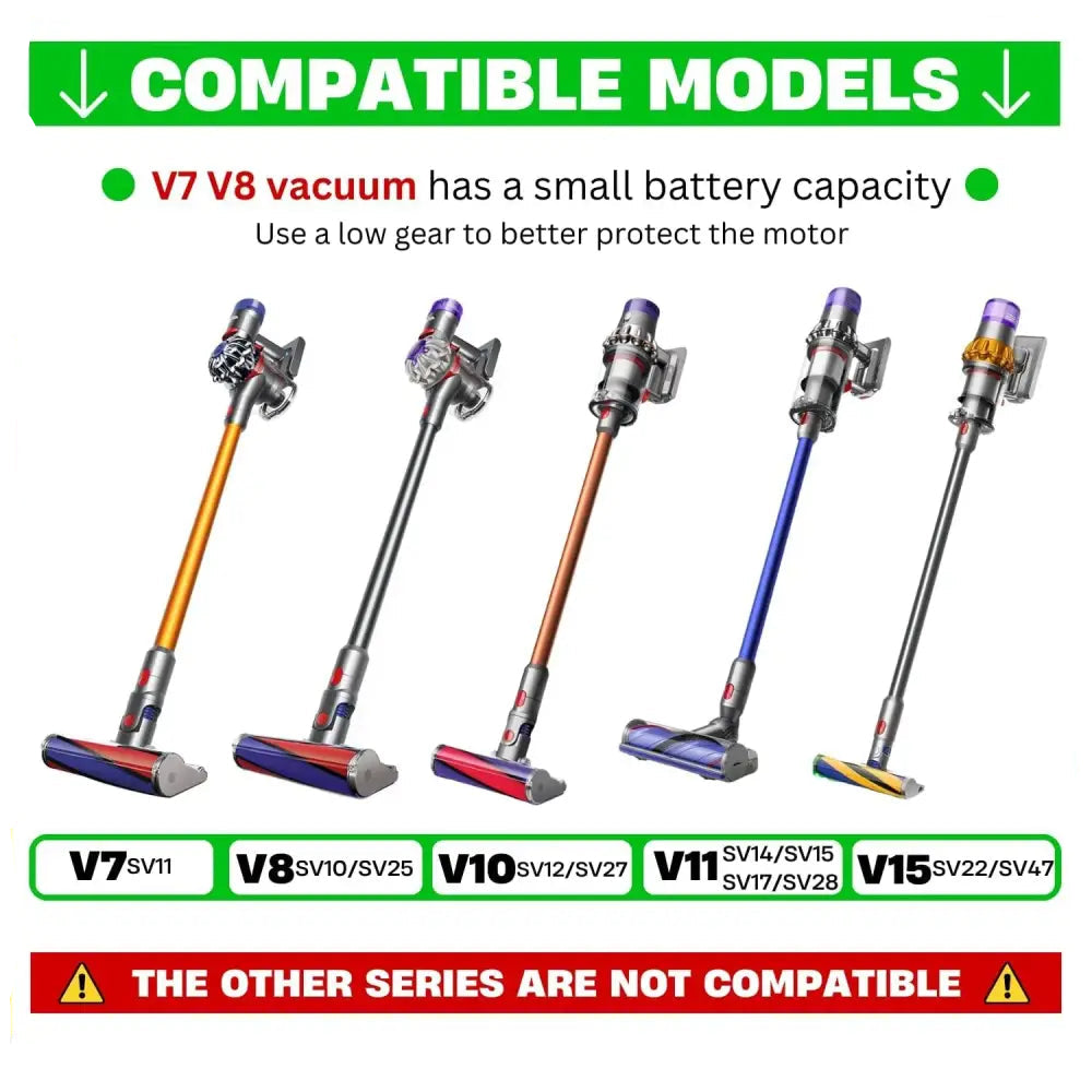 For Dyson V7 V8 V10 V11 V15 Vacuum Cleaner Anti Entangleme Direct Drive Cleaner Head Motorhead Cleaner Head Brush