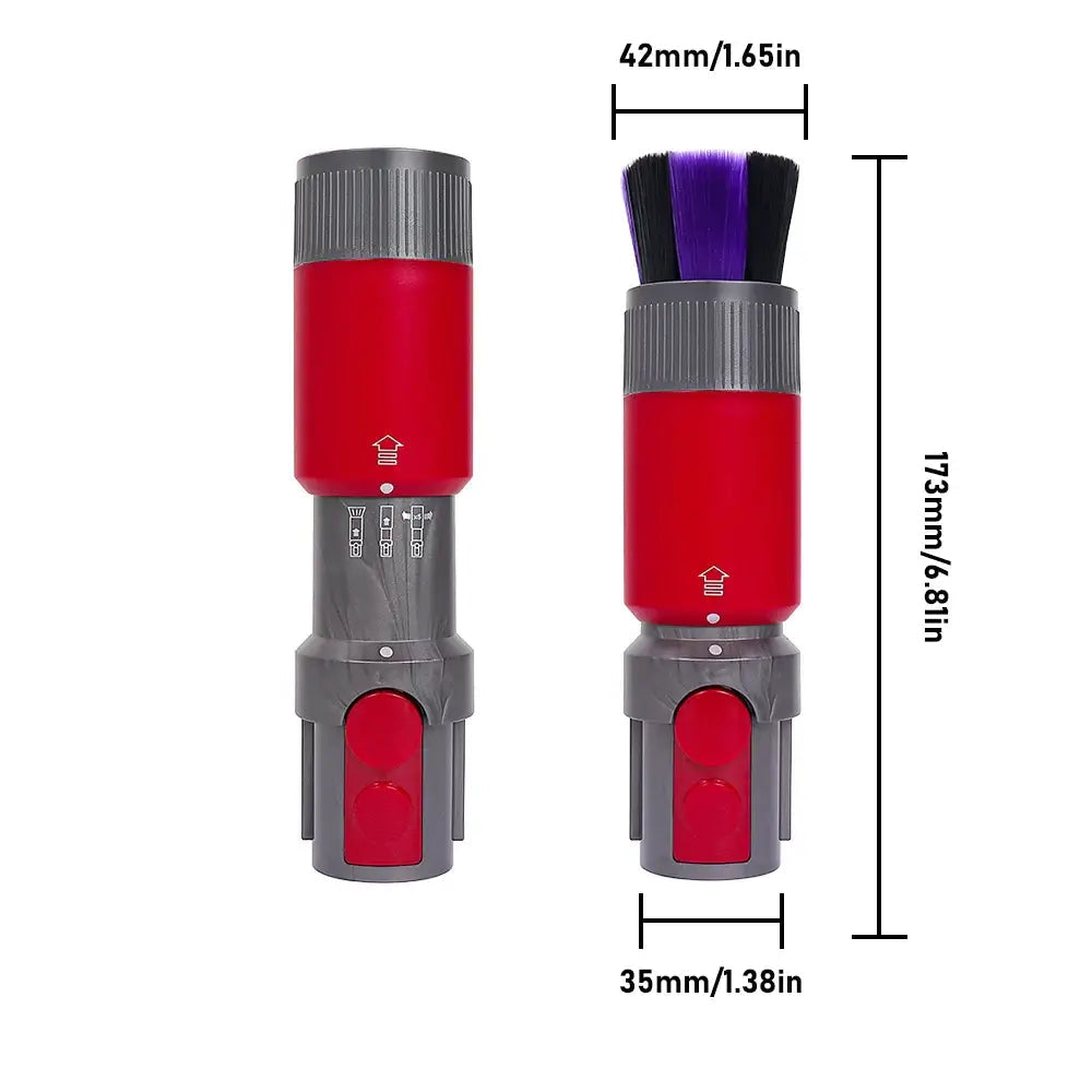 For Dyson V7 V8 V10 V11 V15 Vacuum Cleaner Flat Suction Nozzle Head Extension Tube Suction Head Suit Accessories Spare