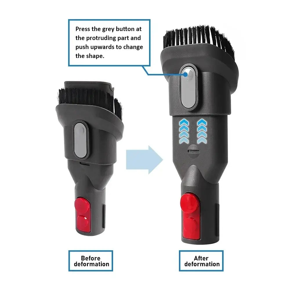 For Dyson V7 V8 V10 V11 V15 Vacuum Cleaner Flat Suction Nozzle Head Extension Tube Suction Head Suit Accessories Spare