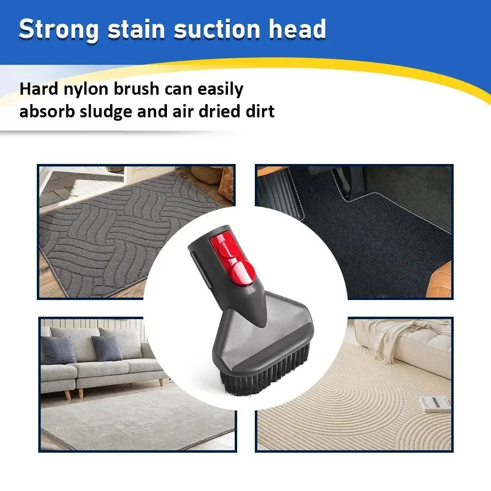 For Dyson V7 V8 V10 V11 V15 Vacuum Cleaner Flat Suction Nozzle Head Extension Tube Suction Head Suit Accessories Spare