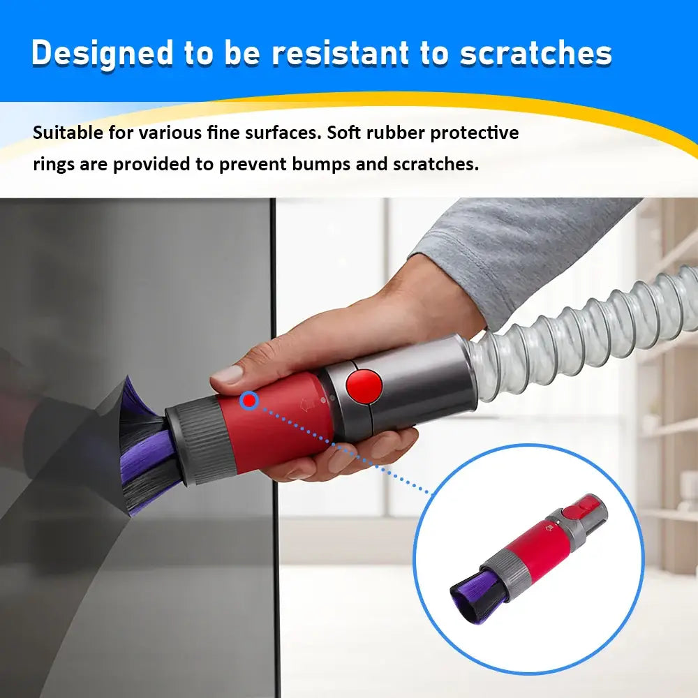 For Dyson V7 V8 V10 V11 V15 Vacuum Cleaner Flat Suction Nozzle Head Extension Tube Suction Head Suit Accessories Spare
