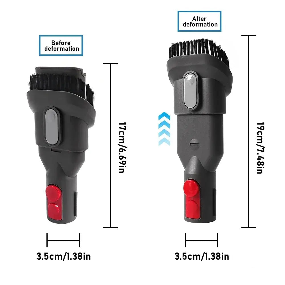 For Dyson V7 V8 V10 V11 V15 Vacuum Cleaner Flat Suction Nozzle Head Extension Tube Suction Head Suit Accessories Spare