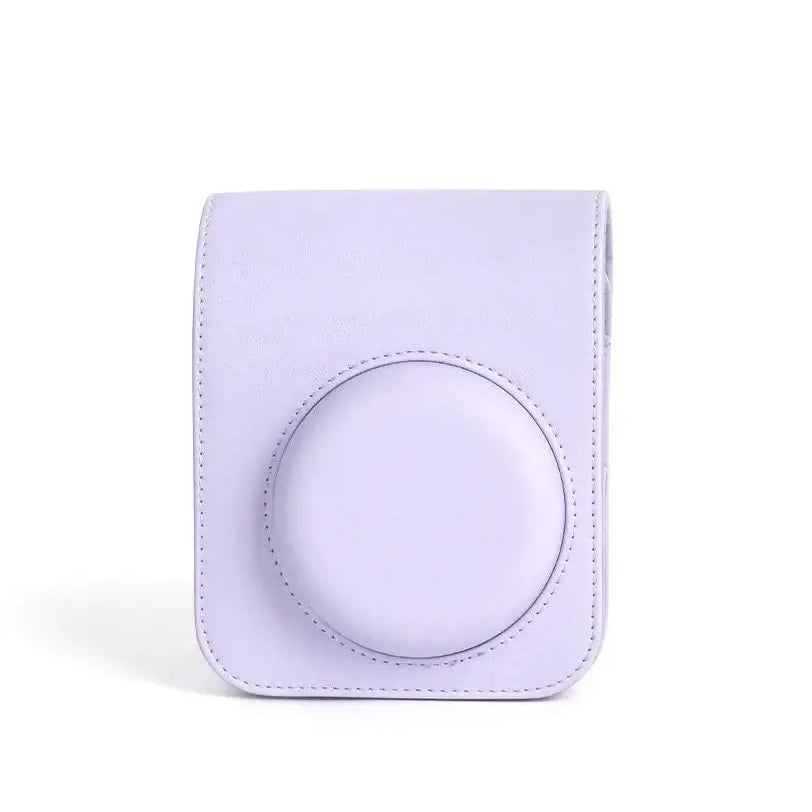 For Instax Mini 12 Camera Case PU Leather Soft Protective Case Trave Bag for Fujifilm Film Camera Bag with Shoulder