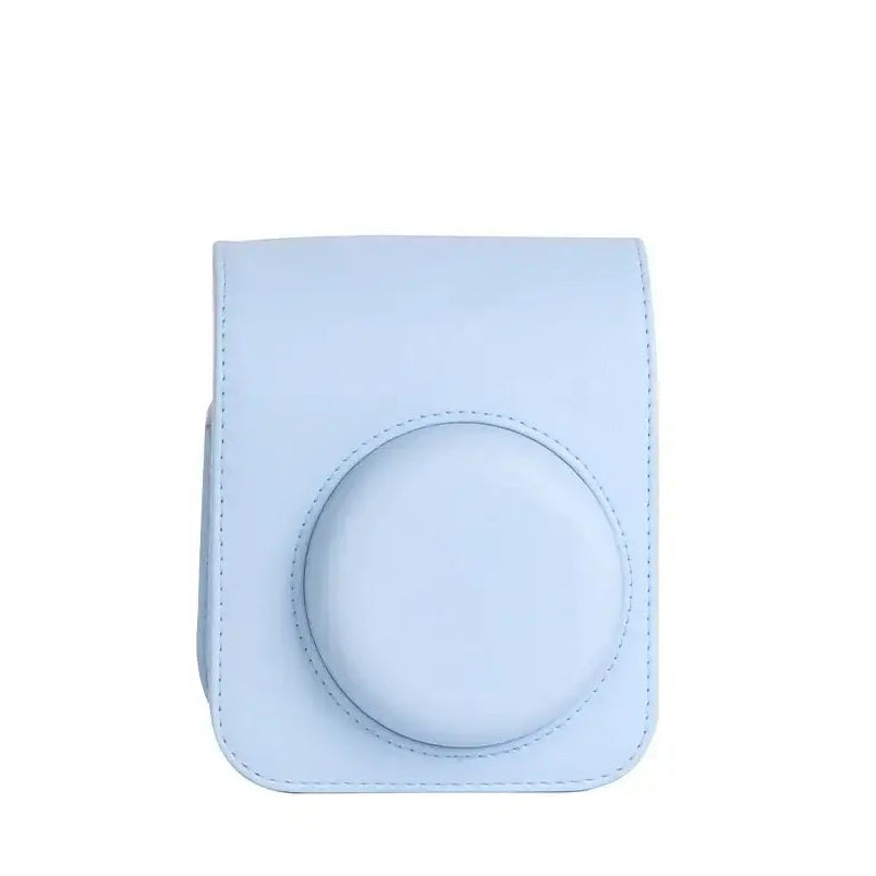 For Instax Mini 12 Camera Case PU Leather Soft Protective Case Trave Bag for Fujifilm Film Camera Bag with Shoulder