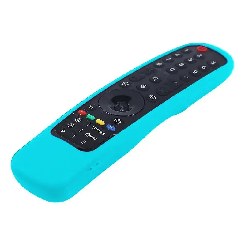 For LG Control Protector Silicone Remote Cover Remote Control Case Tv Remote Cover Silicone Case YKQ004 - Luminous blue