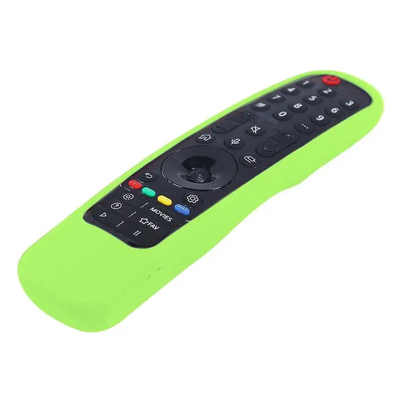 For LG Control Protector Silicone Remote Cover Remote Control Case Tv Remote Cover Silicone Case YKQ004 - Luminous green