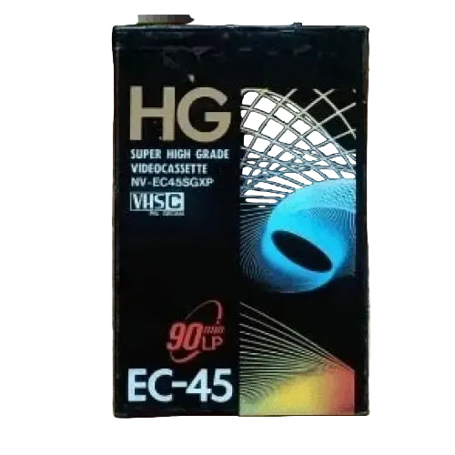 For panasonic hg ec-45 vhs c blank video tape unopened