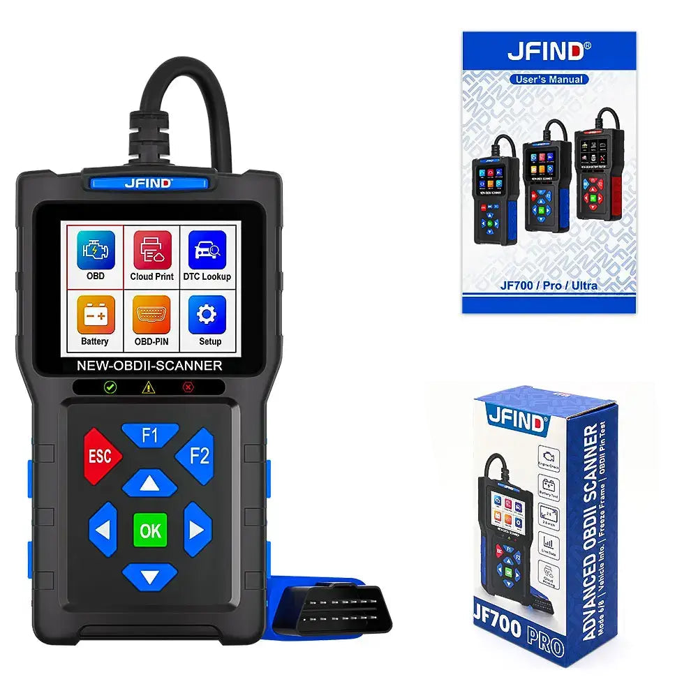 For Yamaha For Honda Car OBD2 Scanner 3-in-1 Universal Motorcycle Cable Code Reader Battery Performance Testing