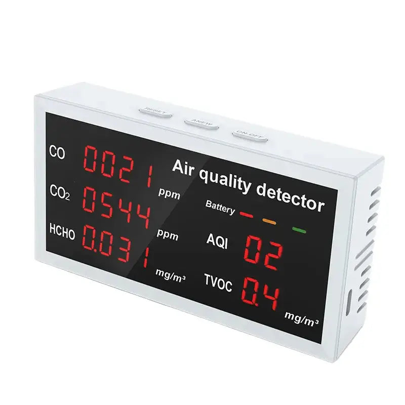 Formaldehyde Detector – Portable Indoor Air Quality Monitor (5-in-1) - Air Quality Monitor - HBC