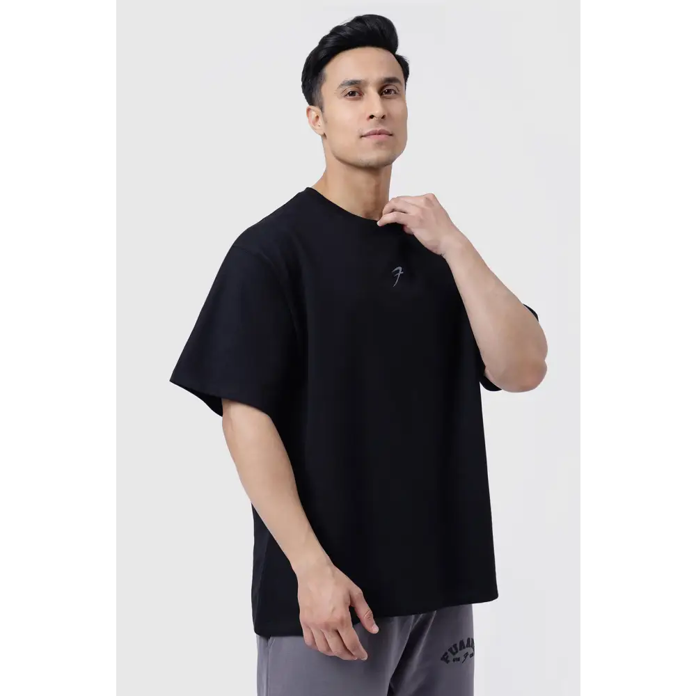 Fortitude Oversized T-shirt Black - Tshirts