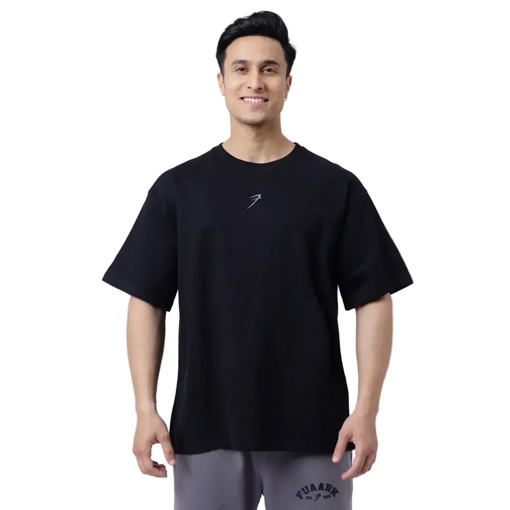 Fortitude Oversized T-shirt Black - Tshirts