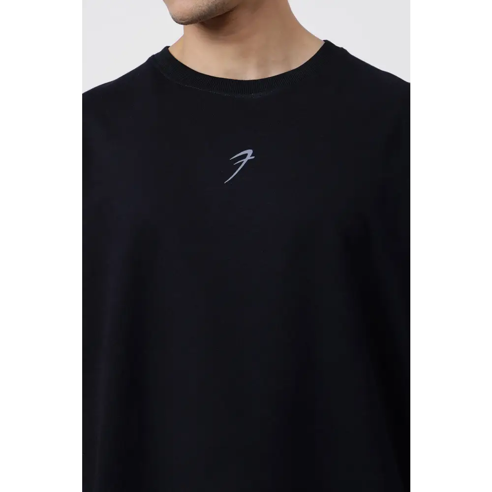 Fortitude Oversized T-shirt Black - Tshirts